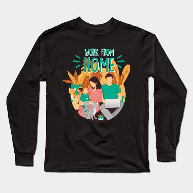 WFH Long Sleeve T-Shirt by Minorseeds